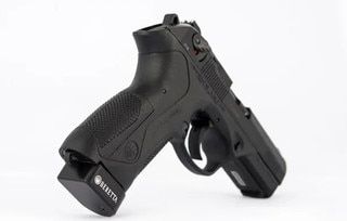 This billet aluminum magazine extension adds an additional 2 rounds of capacity to your 9mm or 40 S&W Berretta PX4 handgun. Anodized black finish.
